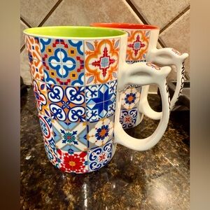 Ole Mosaic Barcelona Ceramic Mug Set